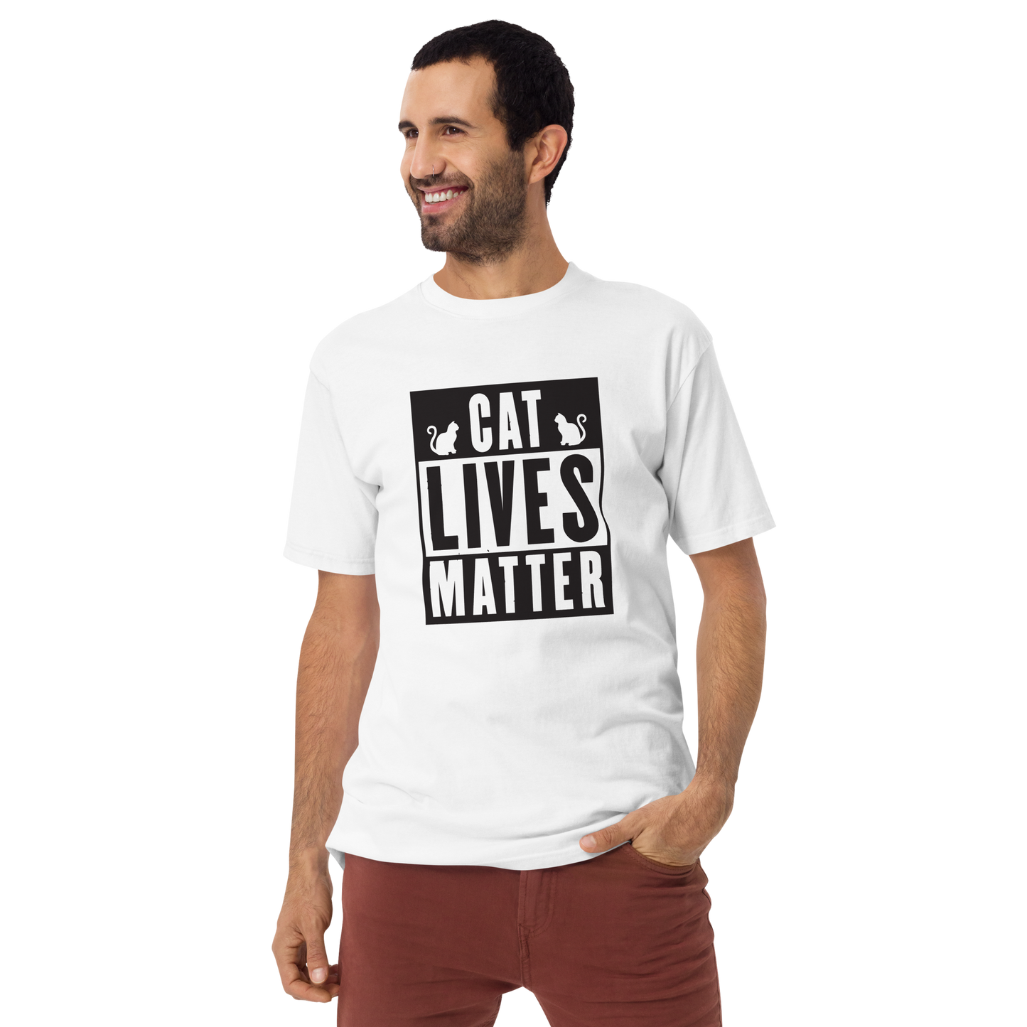 CLM Logo Men’s premium heavyweight tee