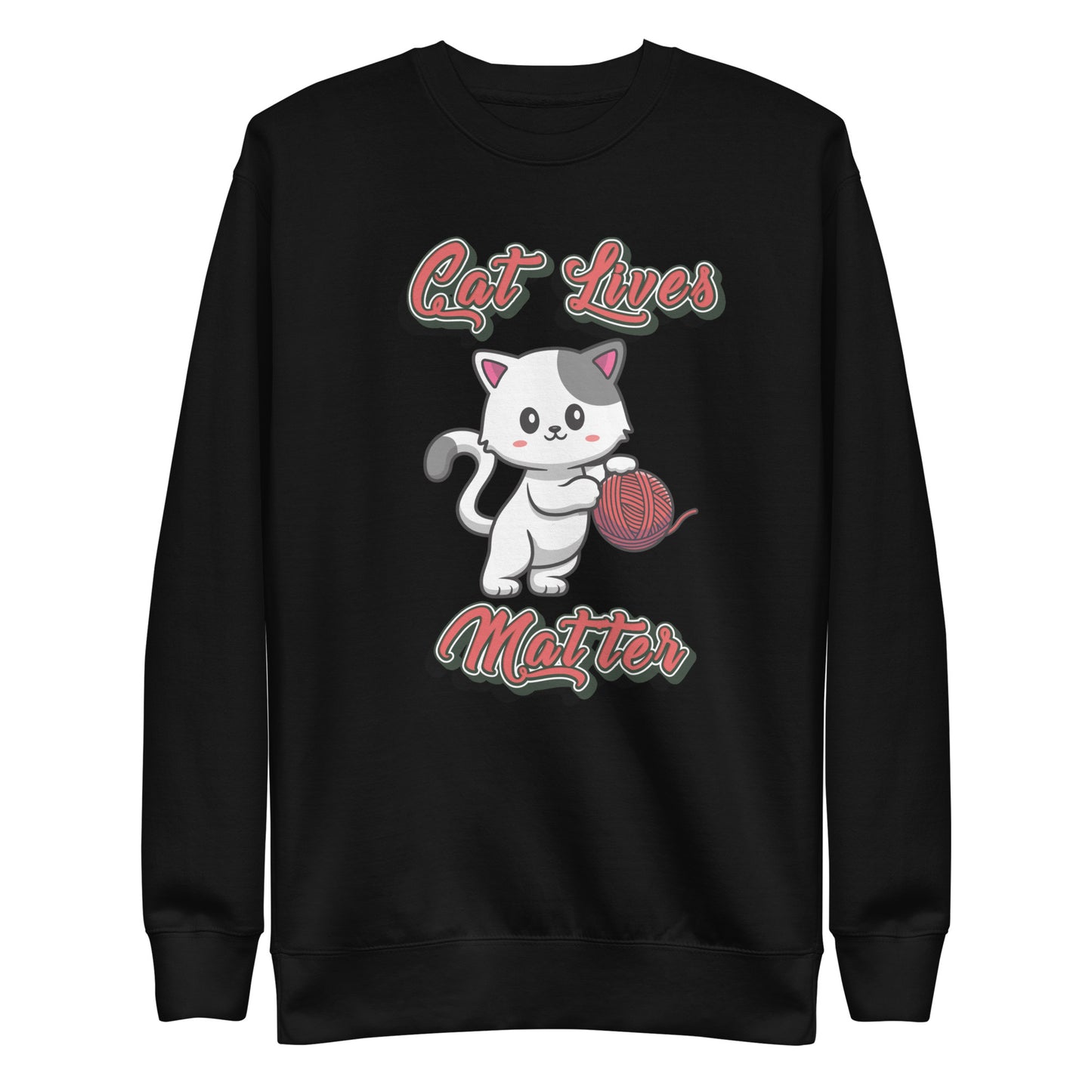 Cute Cat Unisex Premium Sweatshirt