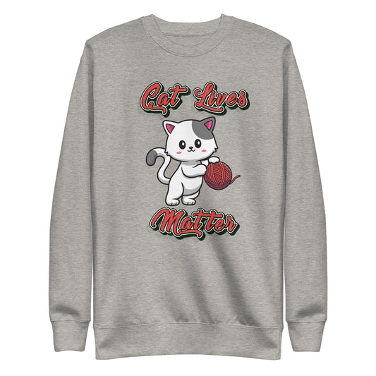 Cute Cat Unisex Premium Sweatshirt