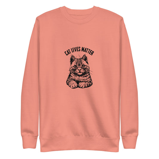Cat Sketch Unisex Premium Sweatshirt