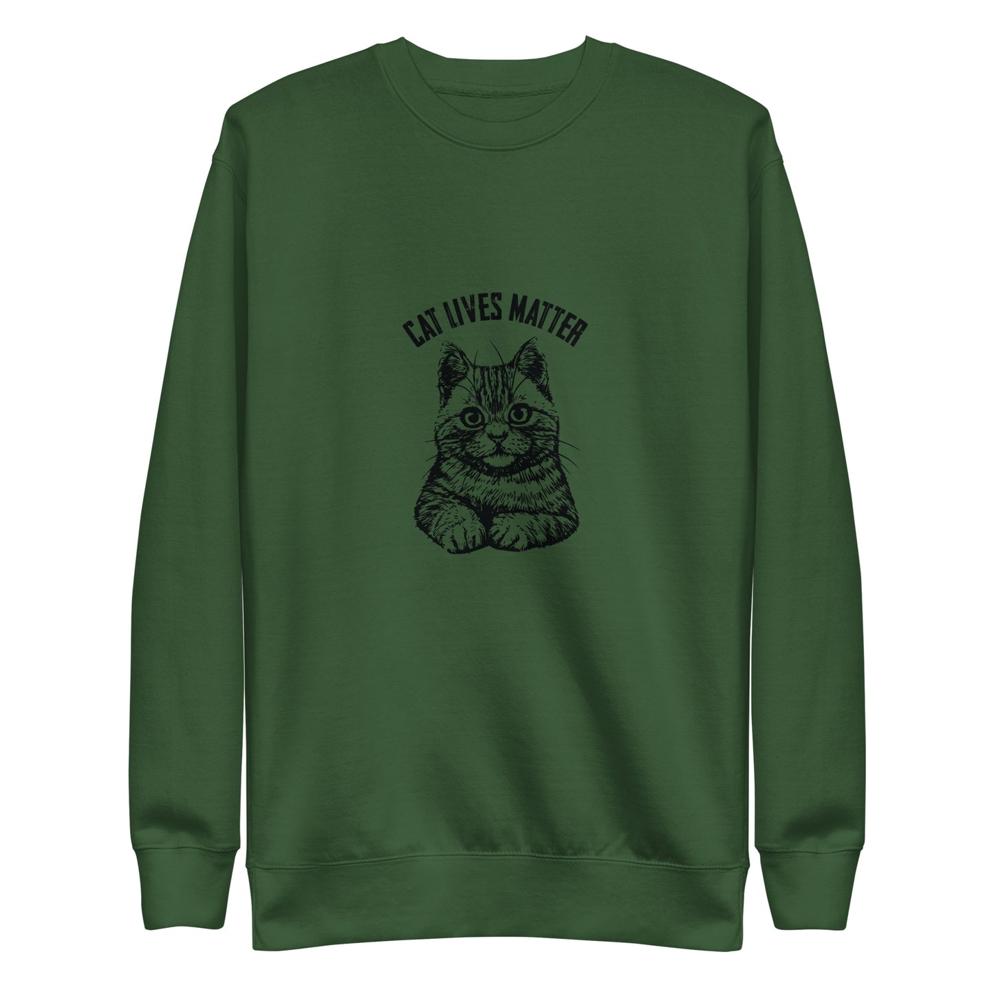 Cat Sketch Unisex Premium Sweatshirt