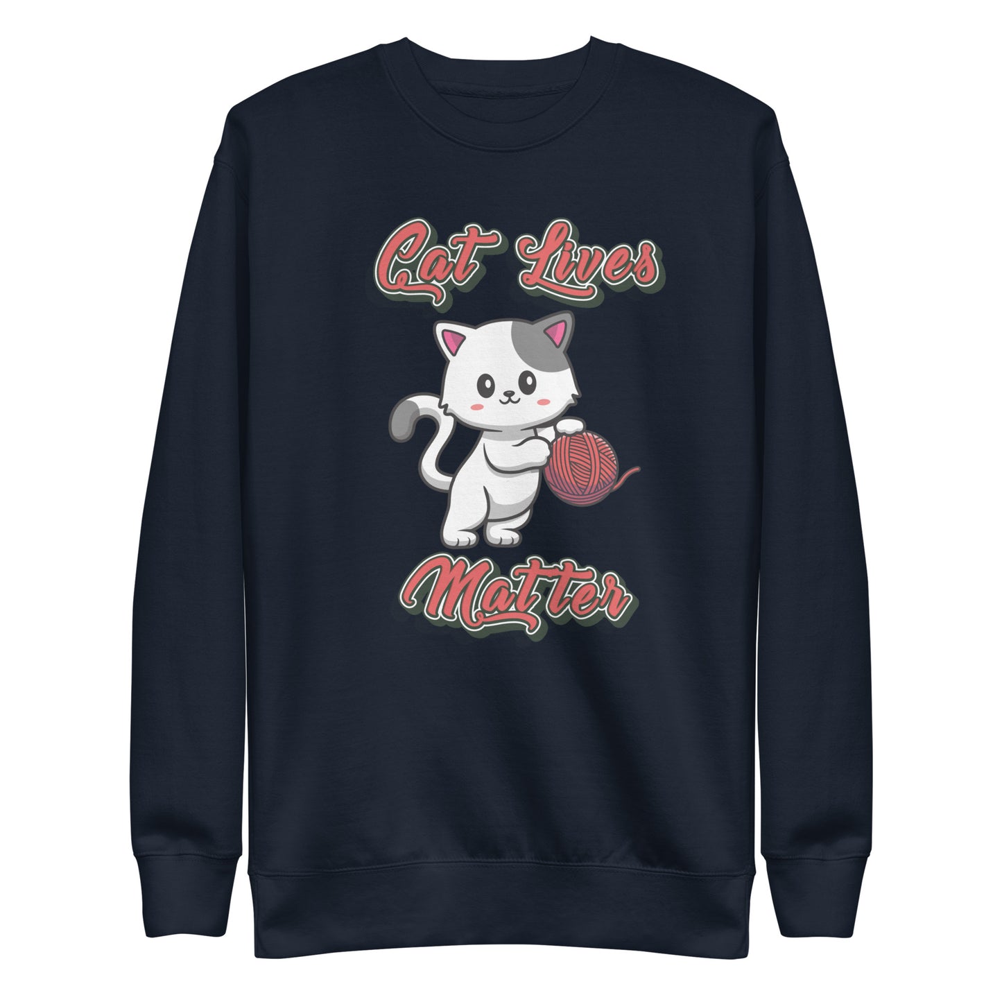 Cute Cat Unisex Premium Sweatshirt