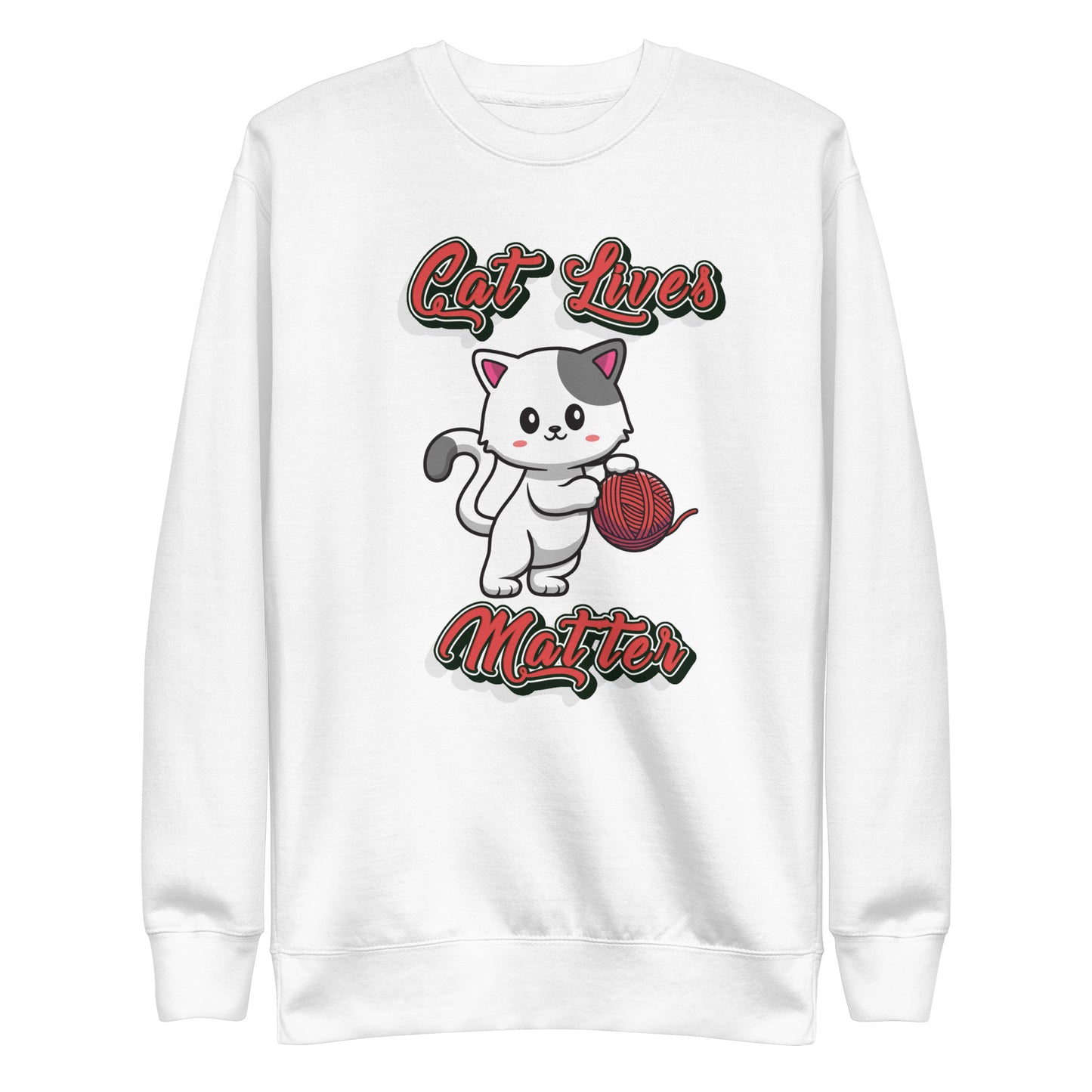 Cute Cat Unisex Premium Sweatshirt