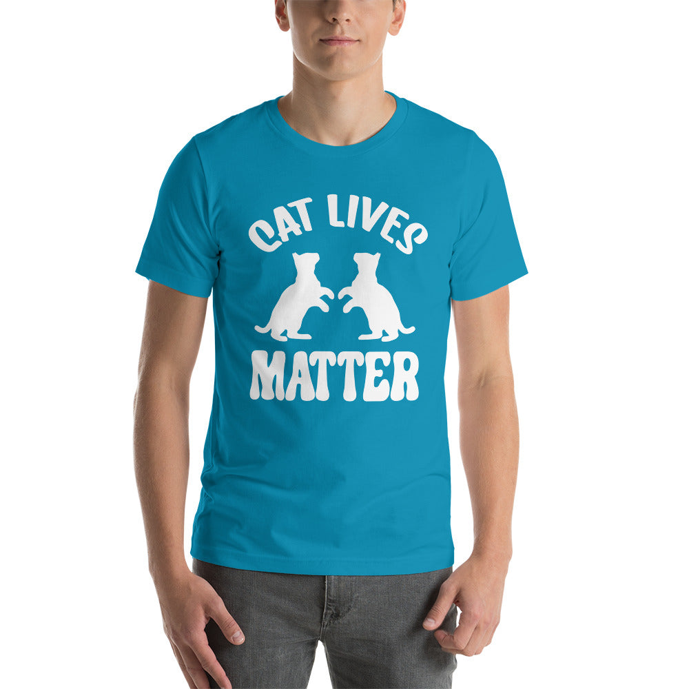 CLM 2 Cats Unisex t-shirt