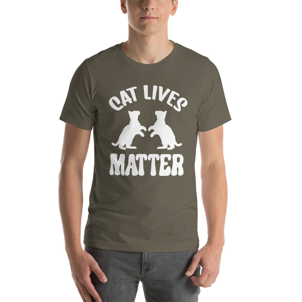 CLM 2 Cats Unisex t-shirt