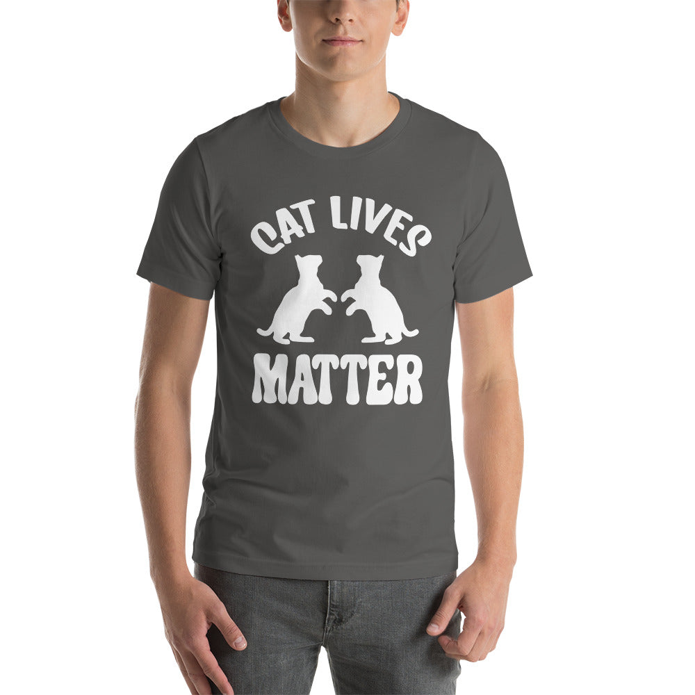 CLM 2 Cats Unisex t-shirt