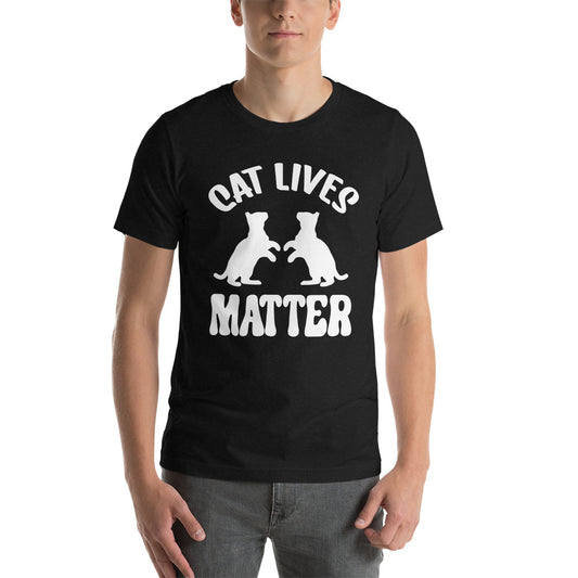 CLM 2 Cats Unisex t-shirt