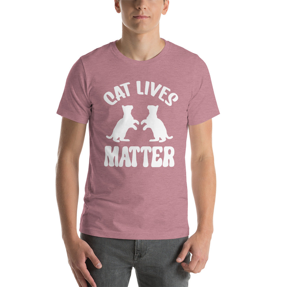 CLM 2 Cats Unisex t-shirt