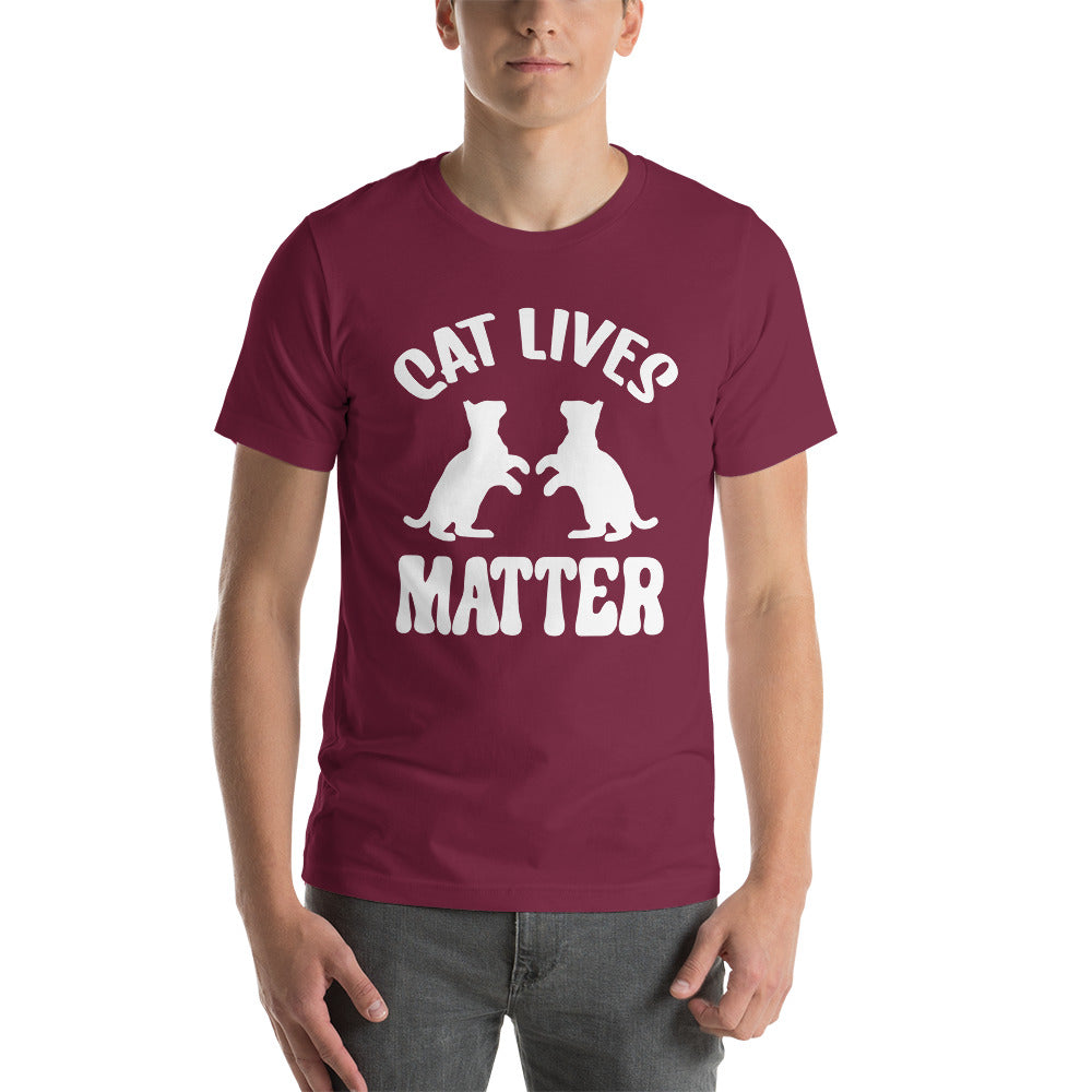 CLM 2 Cats Unisex t-shirt
