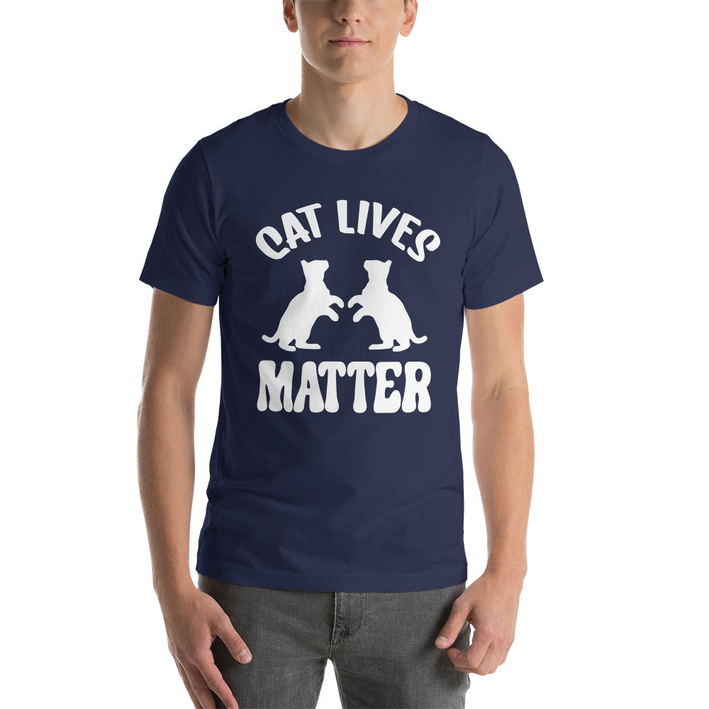 CLM 2 Cats Unisex t-shirt