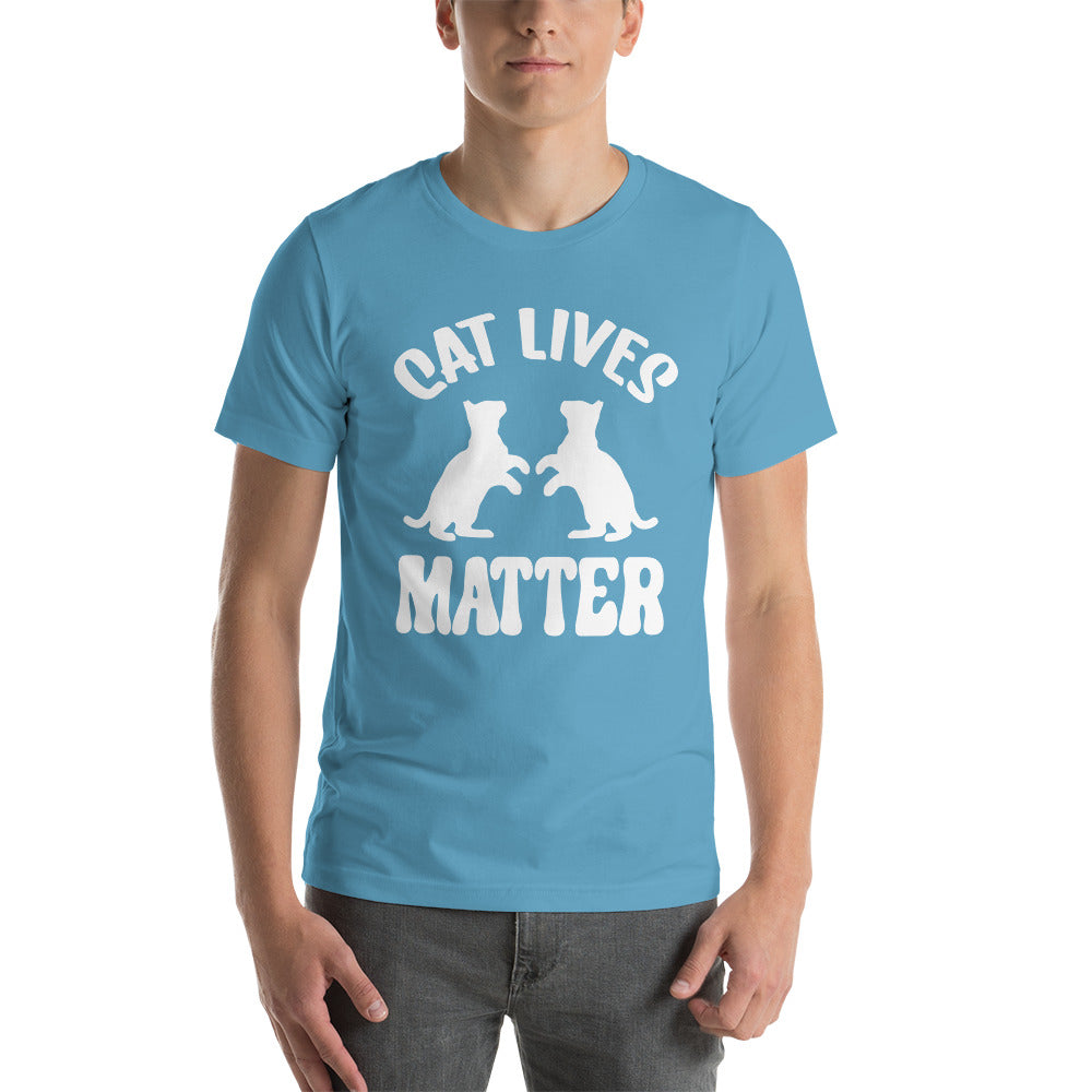 CLM 2 Cats Unisex t-shirt