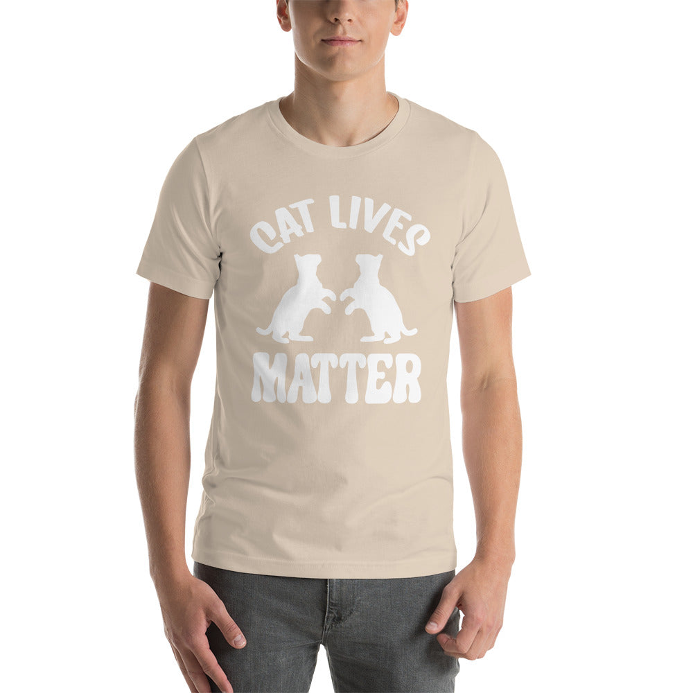 CLM 2 Cats Unisex t-shirt