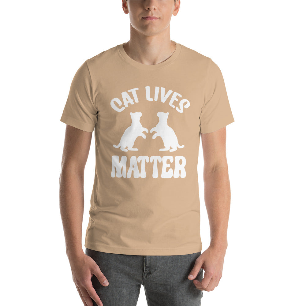CLM 2 Cats Unisex t-shirt