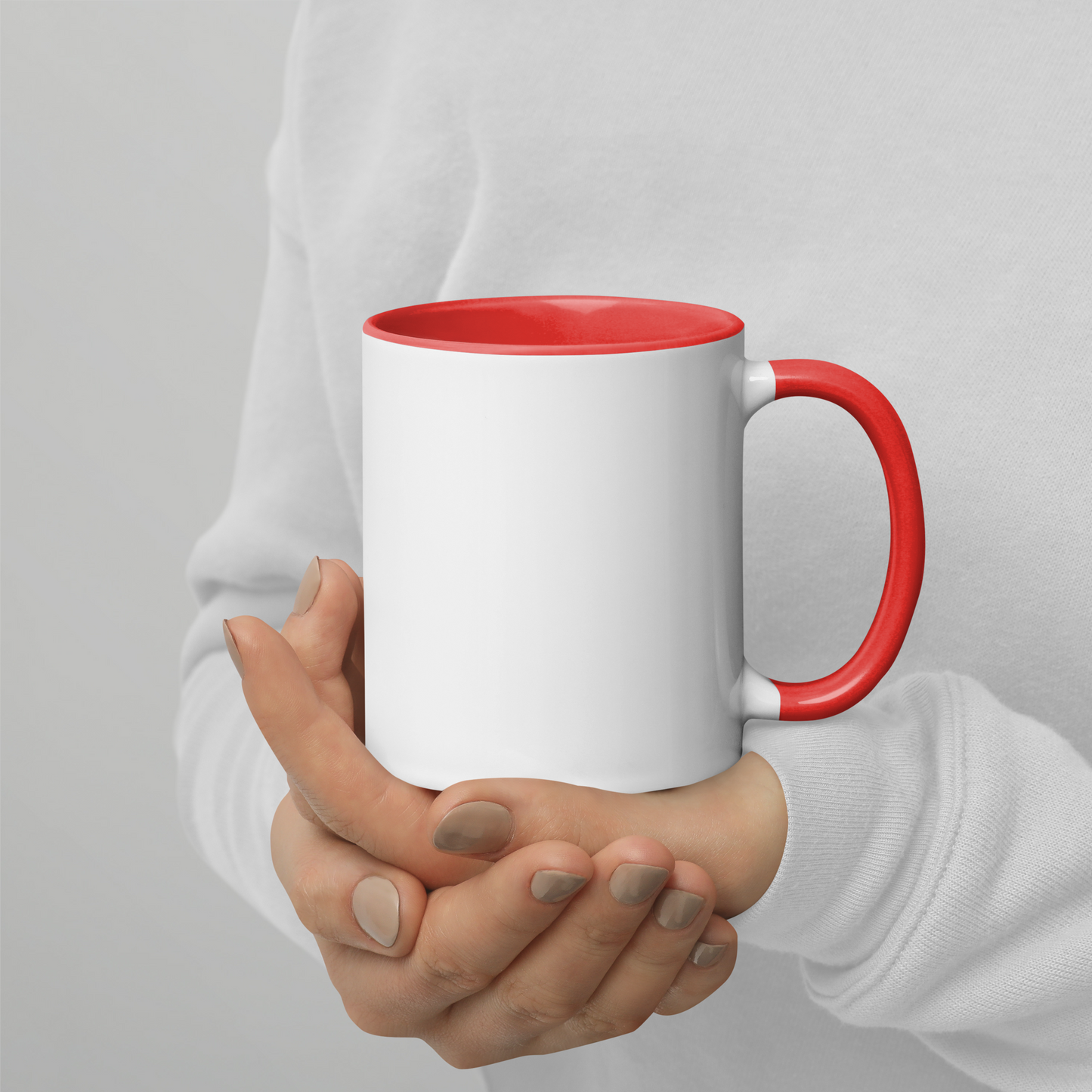 Cat Mug with Color Inside