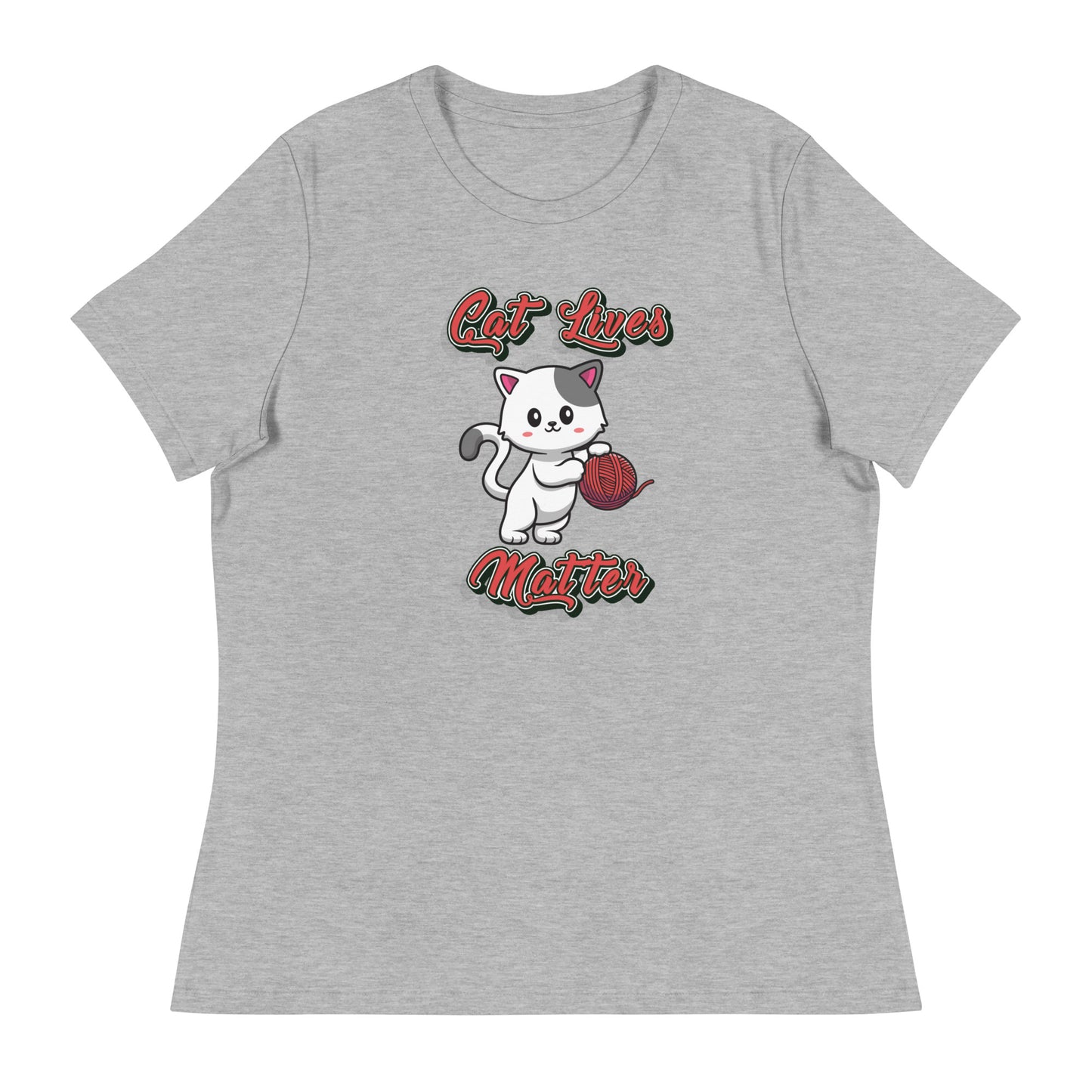 Cute Cat Women's Relaxed T-Shirt