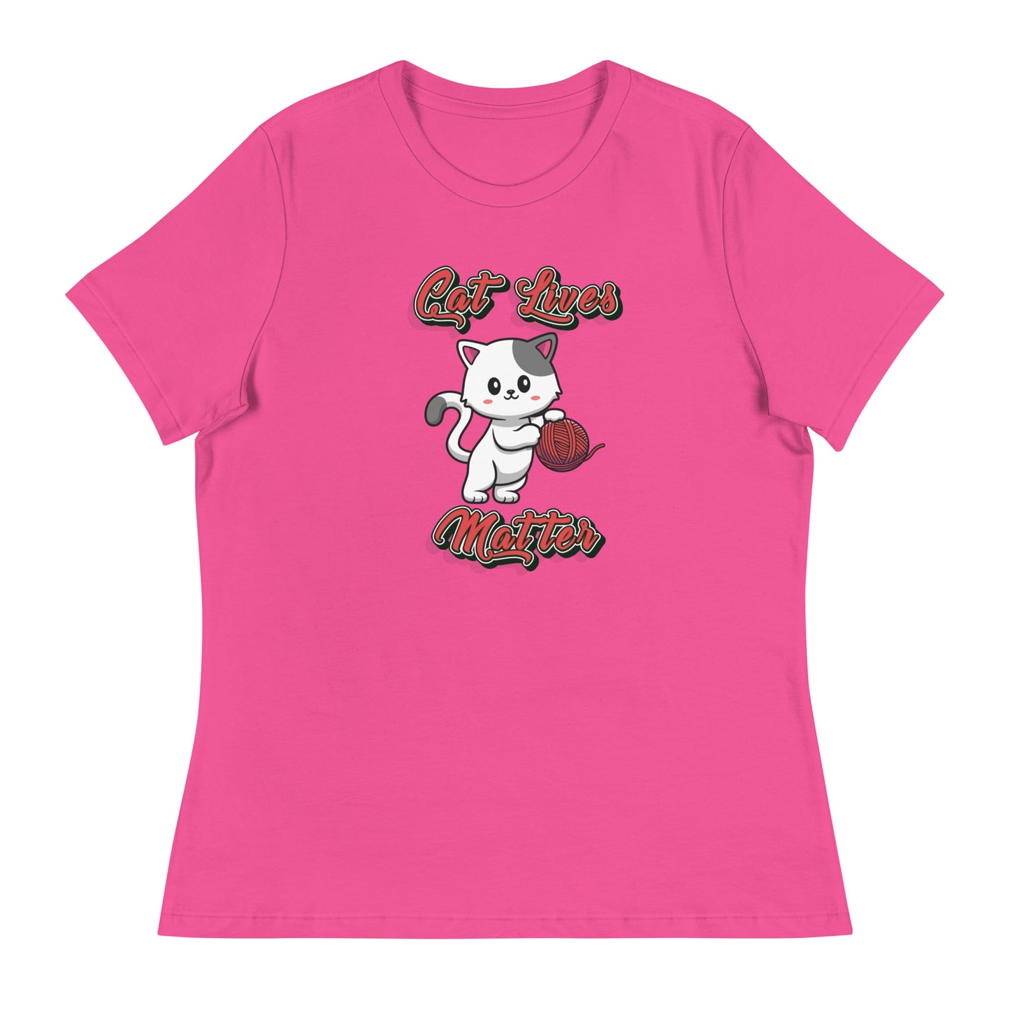 Cute Cat Women's Relaxed T-Shirt