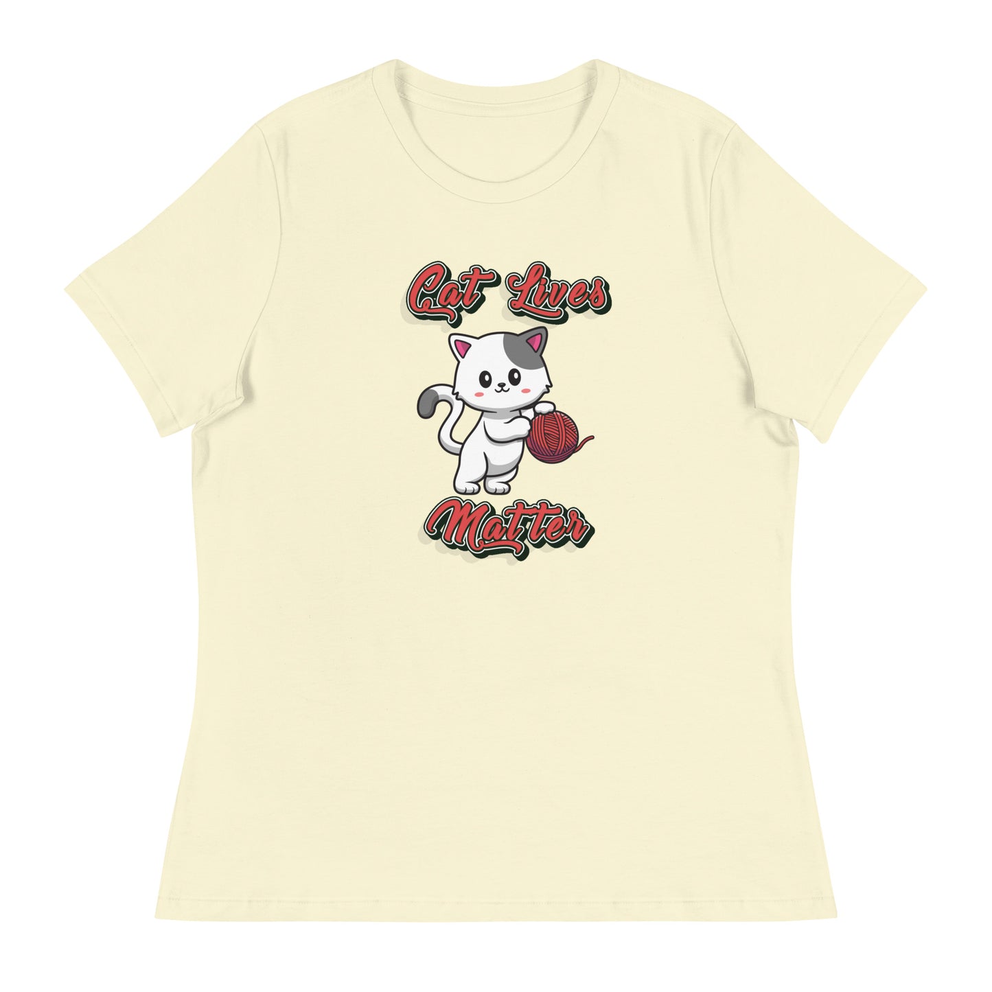 Cute Cat Women's Relaxed T-Shirt