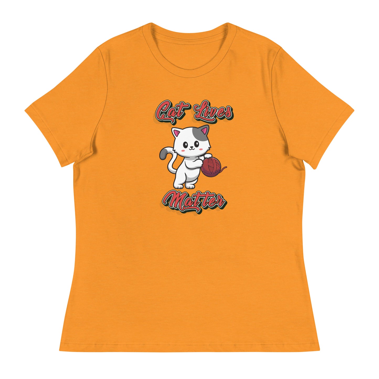 Cute Cat Women's Relaxed T-Shirt