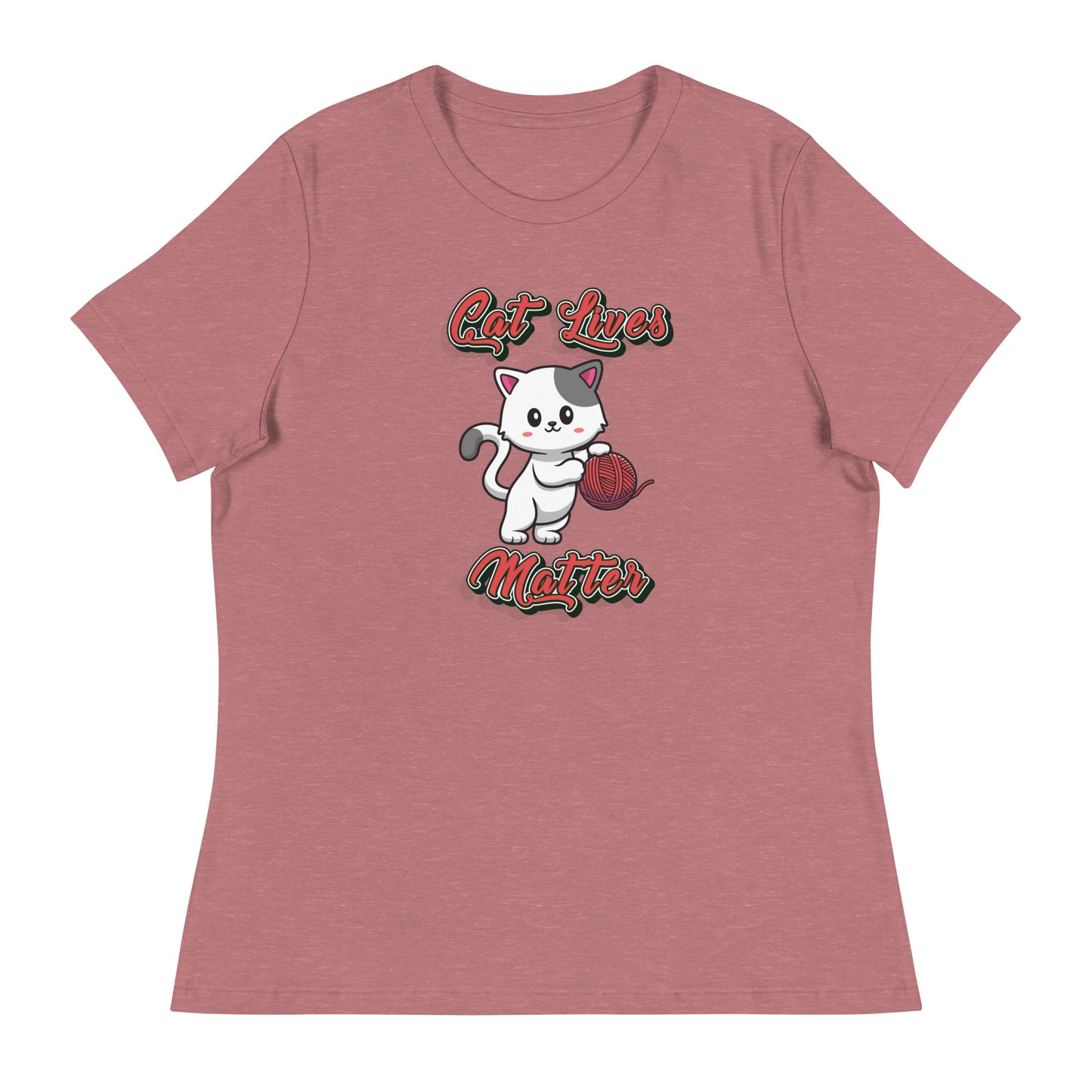 Cute Cat Women's Relaxed T-Shirt
