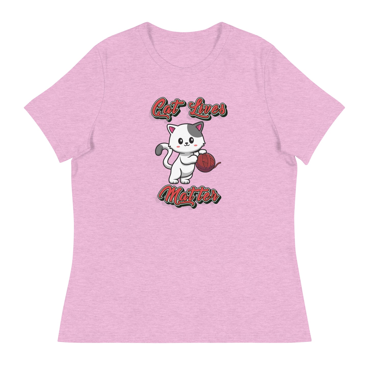 Cute Cat Women's Relaxed T-Shirt