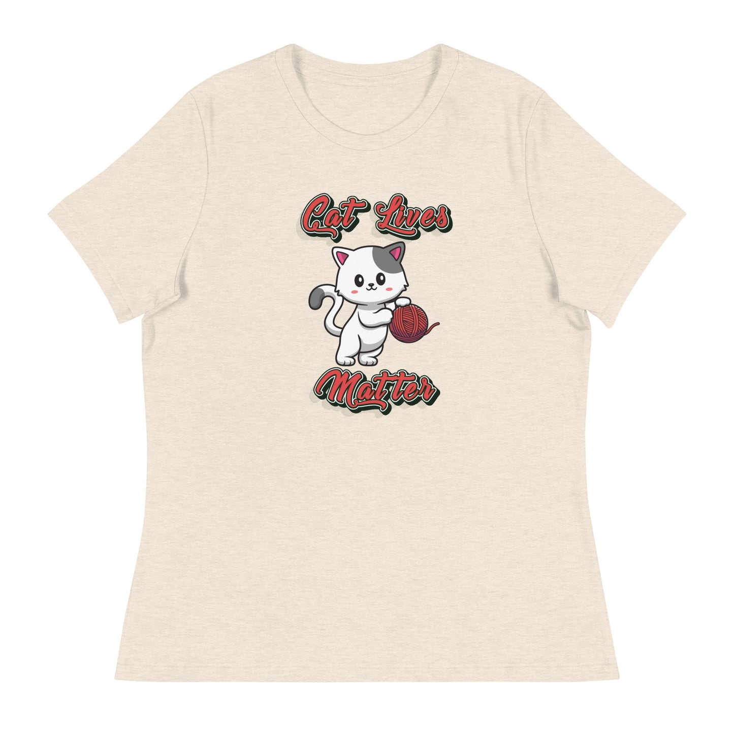 Cute Cat Women's Relaxed T-Shirt