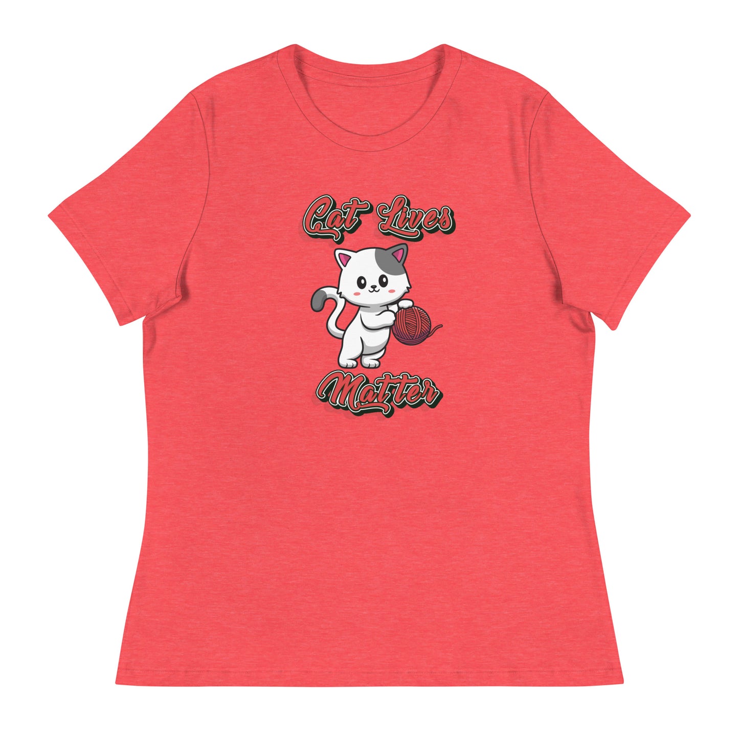 Cute Cat Women's Relaxed T-Shirt