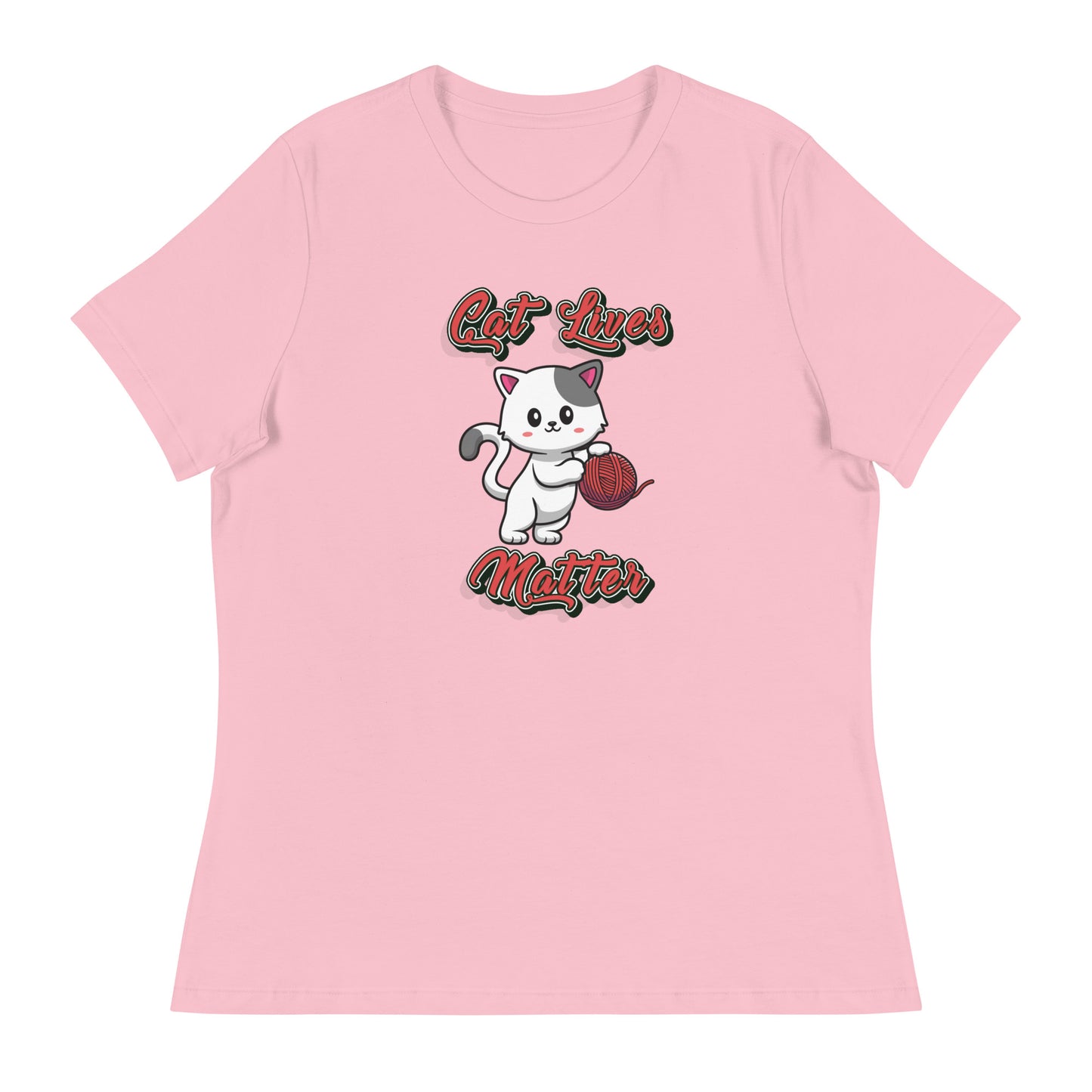 Cute Cat Women's Relaxed T-Shirt