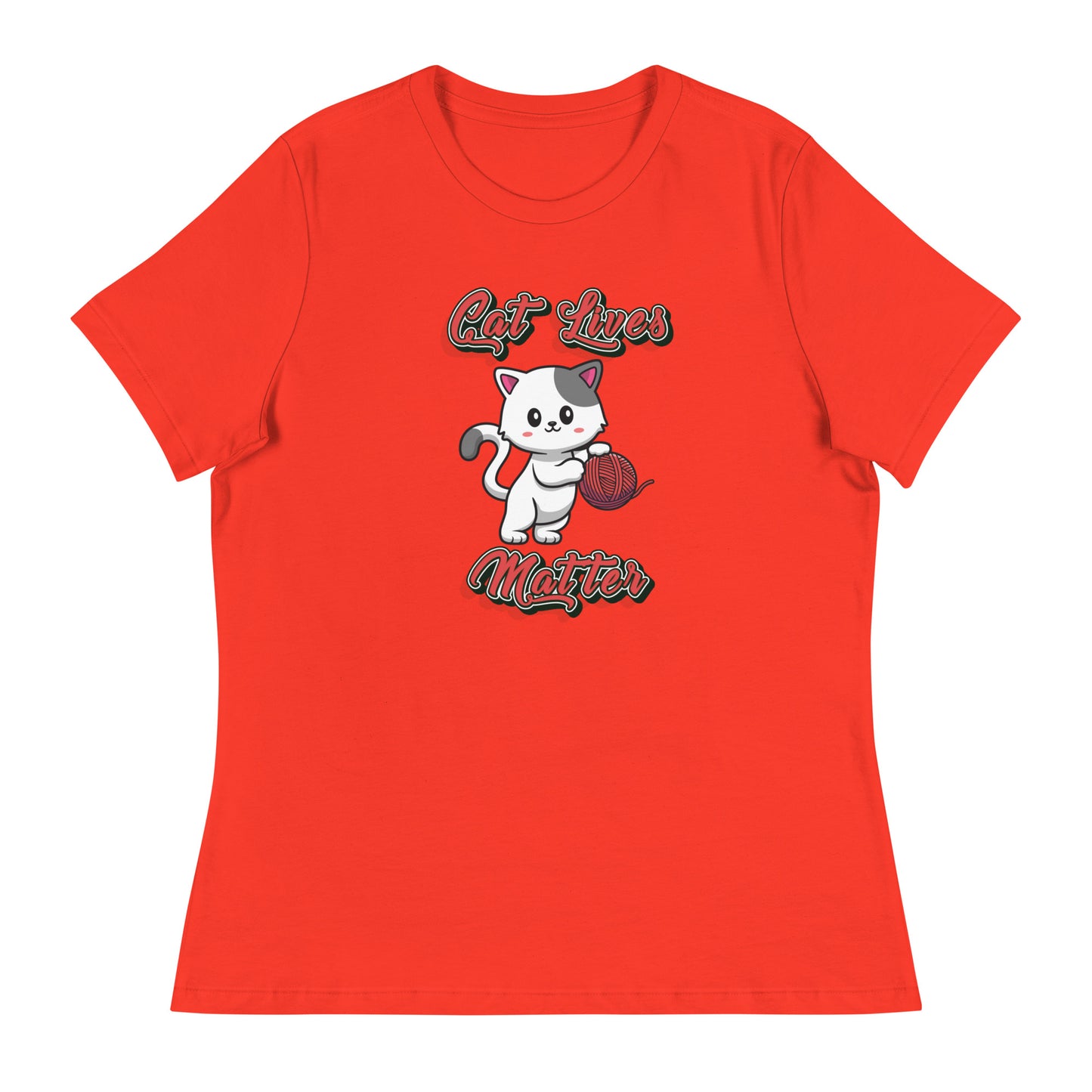 Cute Cat Women's Relaxed T-Shirt